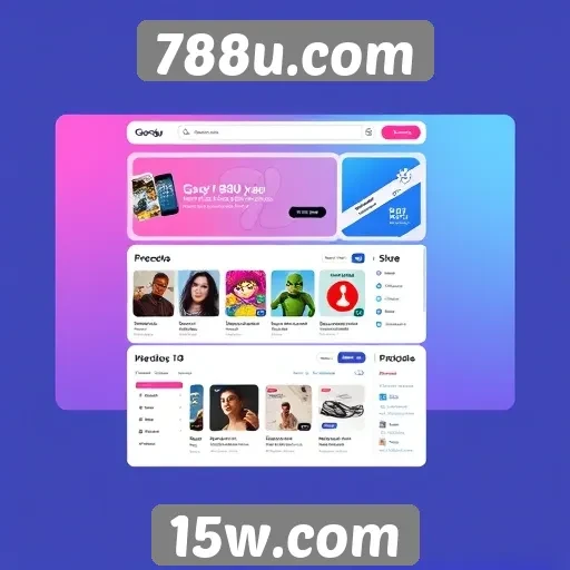 Interface do usuário do site 788u.com